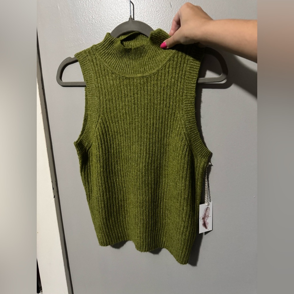 Jessica Simpson Green Knit Sweater